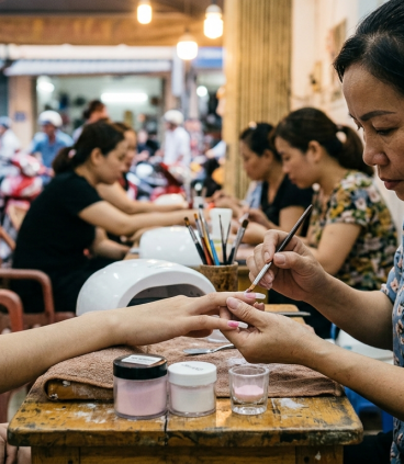 Đắp Bột Móng Gần Chợ Bến Thành – Những Điều Cần Biết Trước Khi Làm Nail