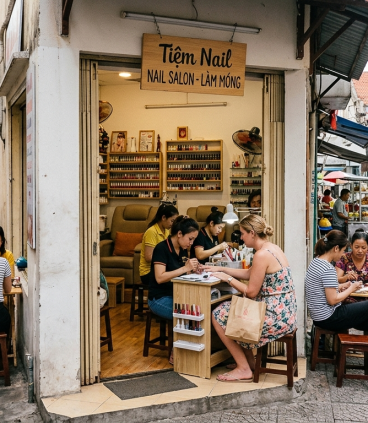 Tiệm Nail Gần Chợ Bến Thành – Địa Điểm Làm Đẹp Lý Tưởng Cho Khách Du Lịch