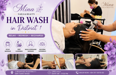 Hair Wash in District 1 – Trải Nghiệm Gội Đầu Thư Giãn Giữa Trung Tâm Sài Gòn