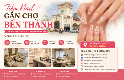 Tiệm Nail Gần Chợ Bến Thành – Địa Chỉ Làm Nail Đẹp Được Nhiều Du Khách Tin Chọn
