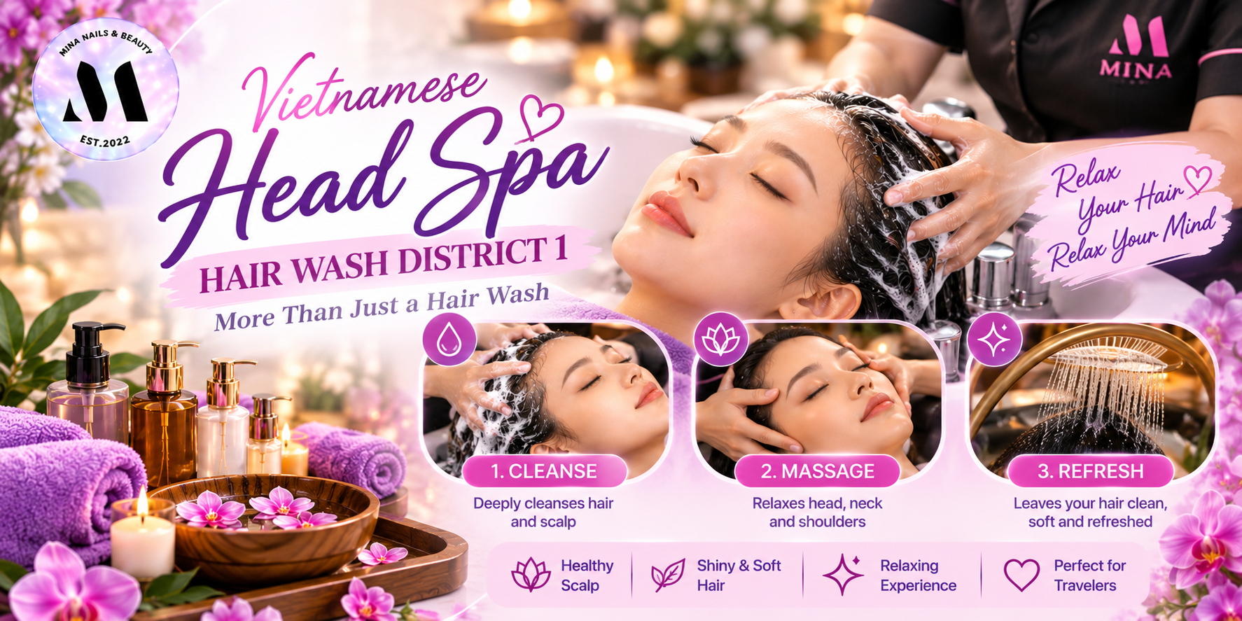 Hair Wash District 1