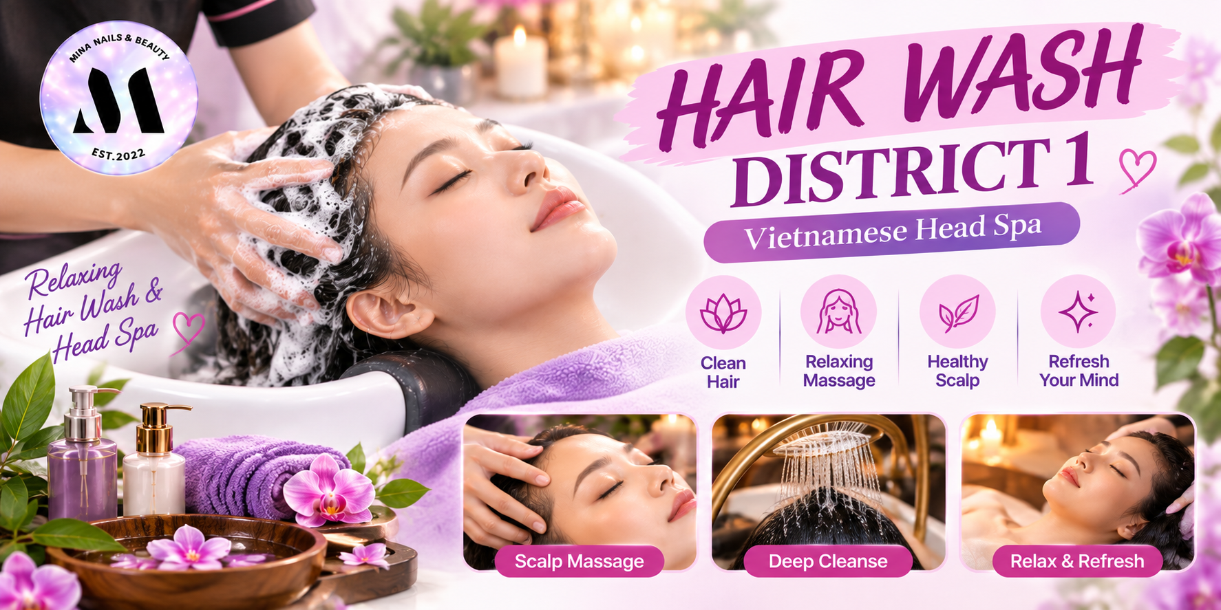 Hair Wash District 1